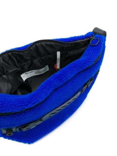 Shop Off-white Oversized Belt Bag In Blue