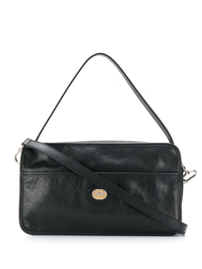 Shop Gucci Interlocking G Messenger Bag In Black