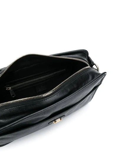 Shop Gucci Interlocking G Messenger Bag In Black