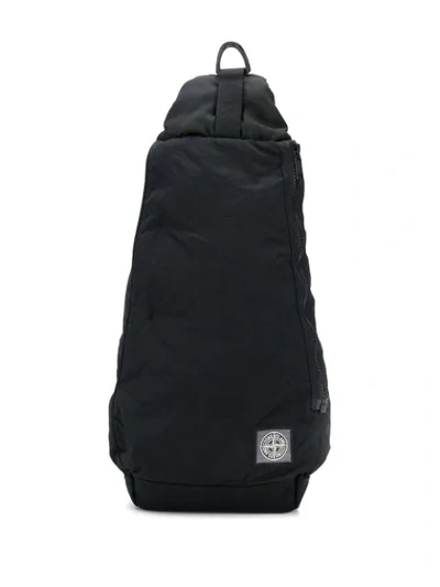 Shop Stone Island Utility Backpack In Black