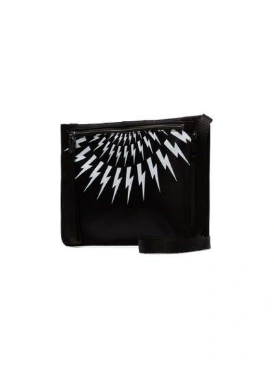 Shop Neil Barrett Thunder Clutch - Black