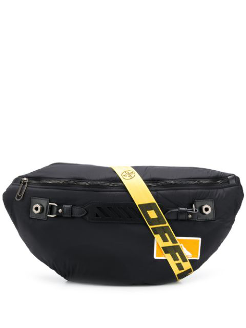 off white purse yellow strap