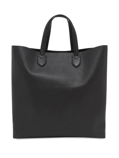 Shop Burberry Graphic Logo Large Tote In Black