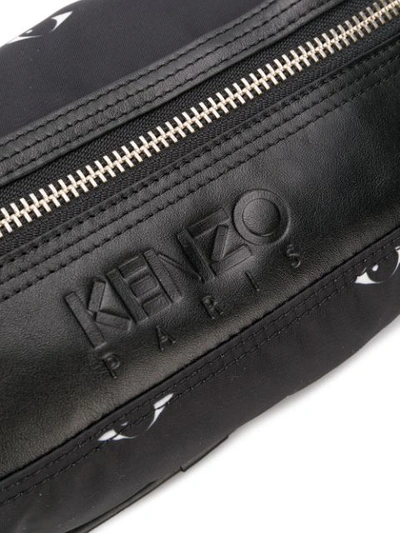 Shop Kenzo Eye Print Belt Bag In Black