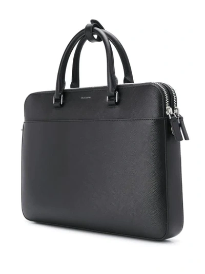 Shop Michael Kors Harrison Laptop Bag In Black