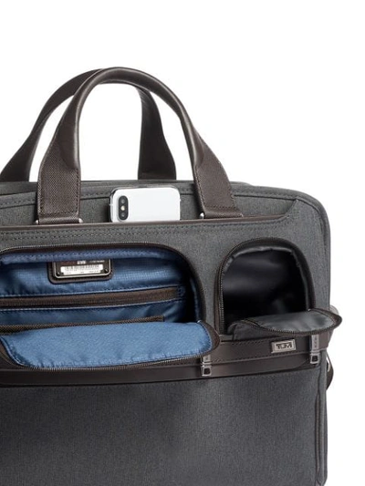 Shop Tumi Expanding Laptop Bag In Grey