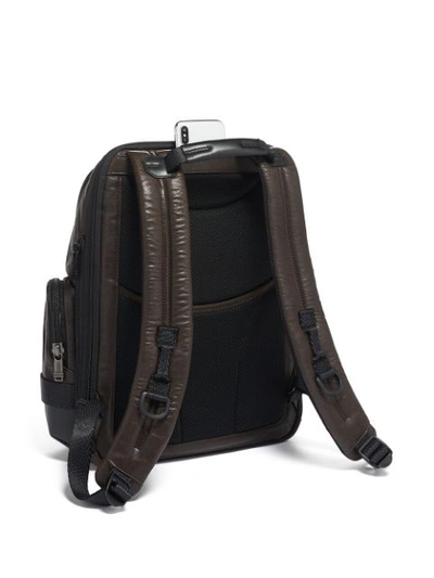 Shop Tumi Multiple Pocket Backpack In Brown