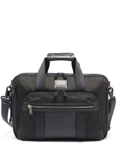 Shop Tumi Zip Pocket Laptop Bag In Black