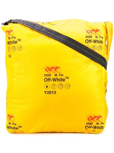 Shop Off-white Industrial Padded Messenger Bag In Yellow No Color