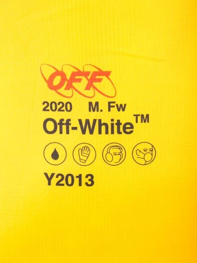Shop Off-white Industrial Padded Messenger Bag In Yellow No Color
