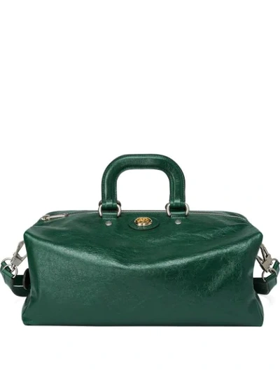 Shop Gucci Soft Leather Backpack In Green