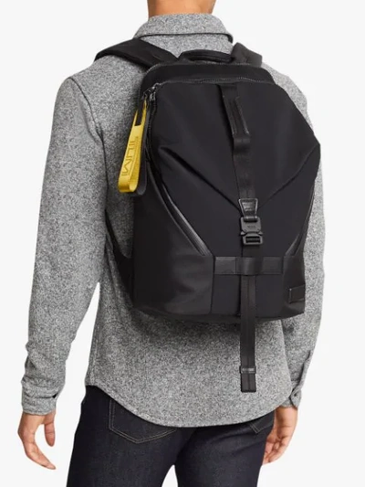 Shop Tumi Finch Buckle Backpack In Black