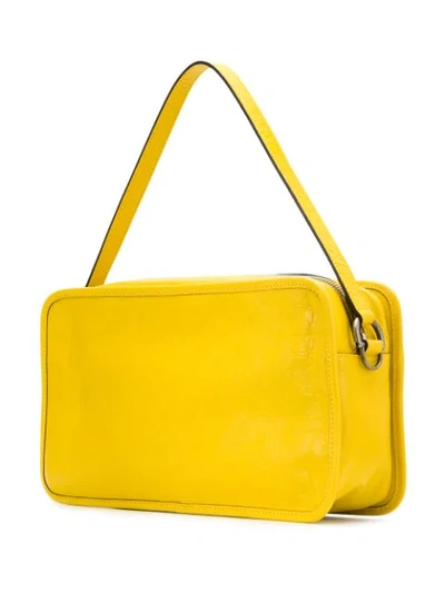 Shop Gucci Gg Soft Leather Shoulder Bag In Yellow