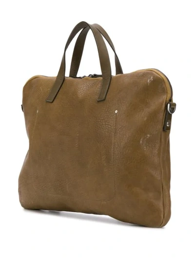 Shop Ally Capellino Marcus Leather Folio Bag In Green