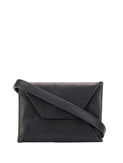 Shop Ann Demeulemeester Mini Messenger Bag In Black