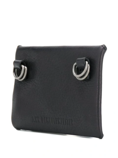 Shop Ann Demeulemeester Mini Messenger Bag In Black