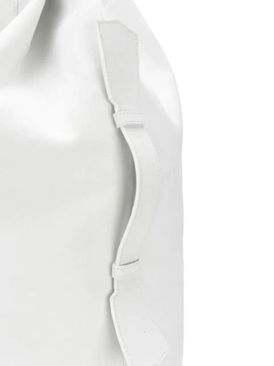 Shop Ami Alexandre Mattiussi Military Bag In White