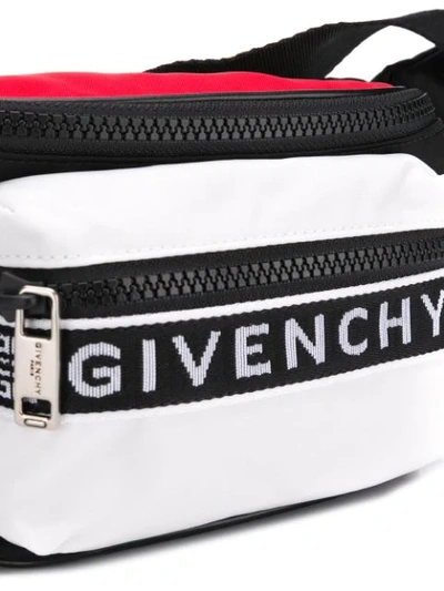 Shop Givenchy Logo Shell Belt Bag - Black