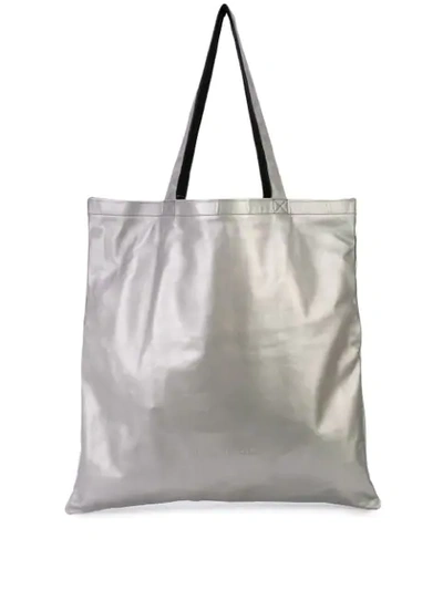 Shop Rick Owens Large Signature Logo Tote Bag In 180