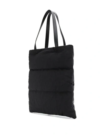 Shop Loewe Padded Tote Bag In Black