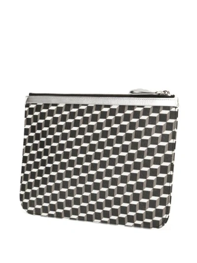 Shop Pierre Hardy Geometric Zipped Wallet In Black