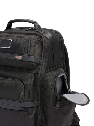 Tumi Multi Pocketed Backpack In Black