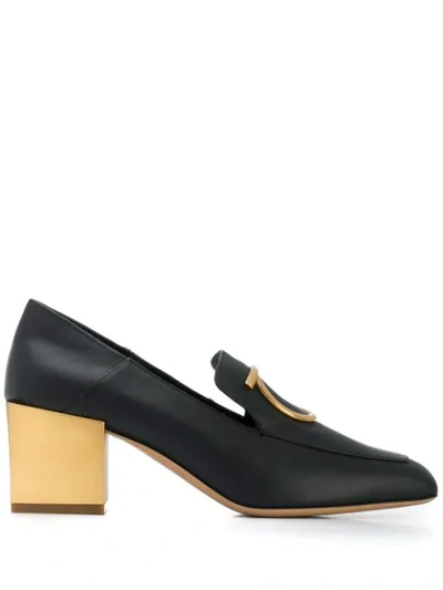 Shop Ferragamo Lana Pumps In Black