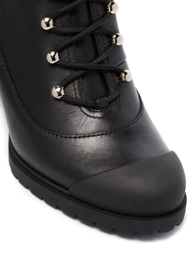 Shop Valentino Garavani Rockstud 70mm Ankle Boots In Nero