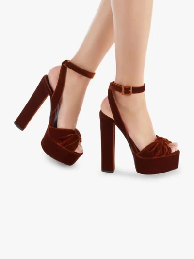 Shop Giuseppe Zanotti Betty Sandals In Brown