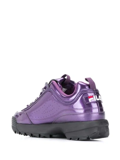 Shop Fila Disruptor Lace Up Sneakers In 71q Purple