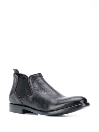 Shop Alberto Fasciani Elasticated Ankle Boots In Black