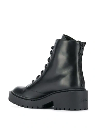 Kenzo Black Pike Lace-up Boots | ModeSens