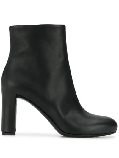 Shop Del Carlo Heeled Ankle Boots In Black