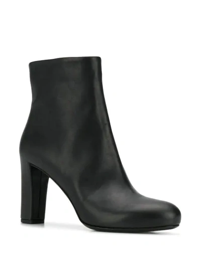 Shop Del Carlo Heeled Ankle Boots In Black