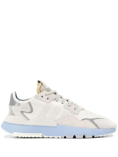Shop Adidas Originals Nite Jogger Sneakers In White