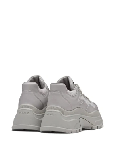 Shop Prada Centaurus Sneakers In Grey