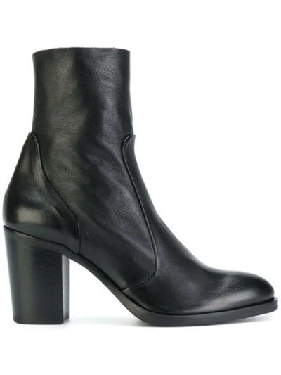 Strategia 80mm Stretch Leather Ankle Boots In Black | ModeSens