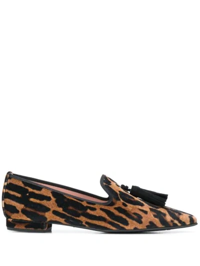 Shop Pretty Ballerinas Loafer Mit Leopardenmuster In Brown