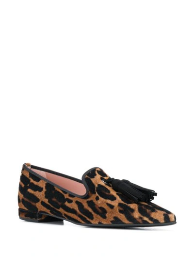 Shop Pretty Ballerinas Loafer Mit Leopardenmuster In Brown