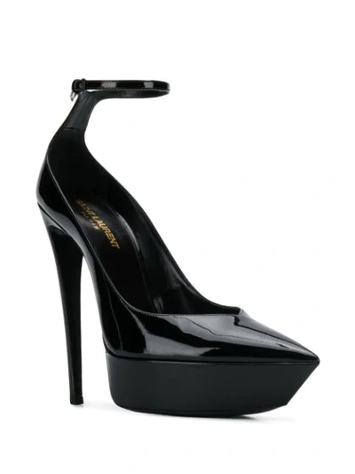 Shop Saint Laurent Betty 110mm Pumps In Black