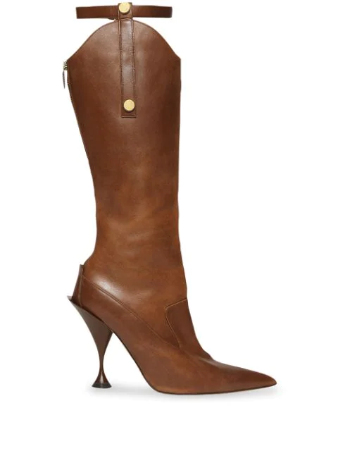 burberry leather boots