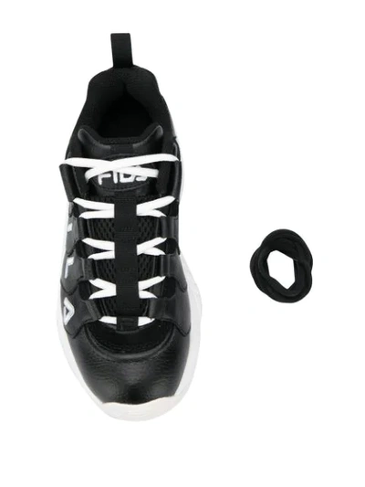 Shop Fila Disruptor Chunky Sneakers In Black