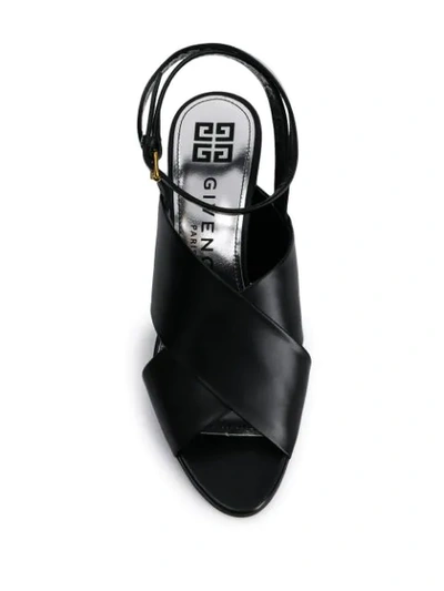 Shop Givenchy Gg Heel Sandals In 001