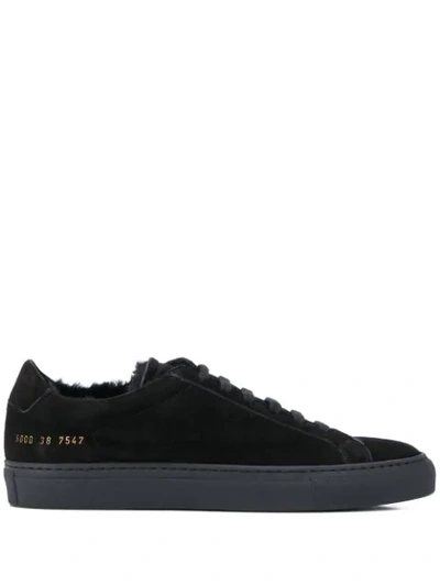 Shop Common Projects Lace-up Low Top Sneakers In Black