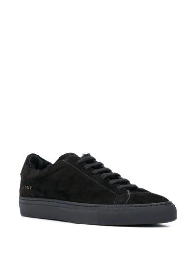 Shop Common Projects Lace-up Low Top Sneakers In Black