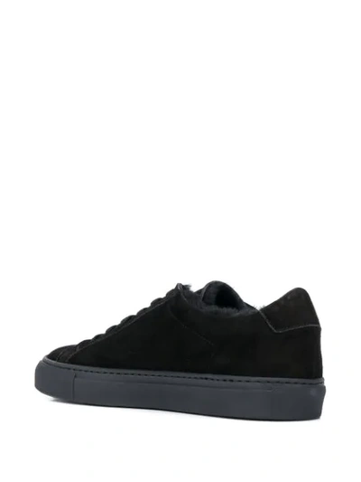 Shop Common Projects Lace-up Low Top Sneakers In Black