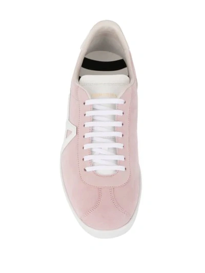 Shop Aquazzura The A Lace-up Sneakers In Pink