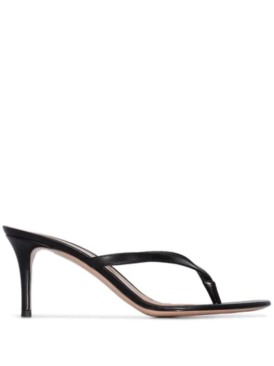 Shop Gianvito Rossi Calypso 70mm Sandals In Black