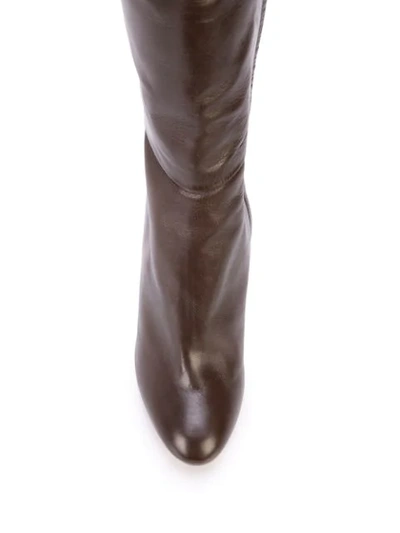 Shop Tabitha Simmons Sophie Knee-length Boots In Brown