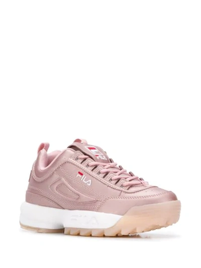 Shop Fila Disruptor Low-top Sneakers In 71s Pink